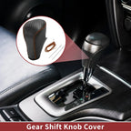Gear Shift Knob Cover for Honda Accord 2008-2012 Black Carbon Fiber