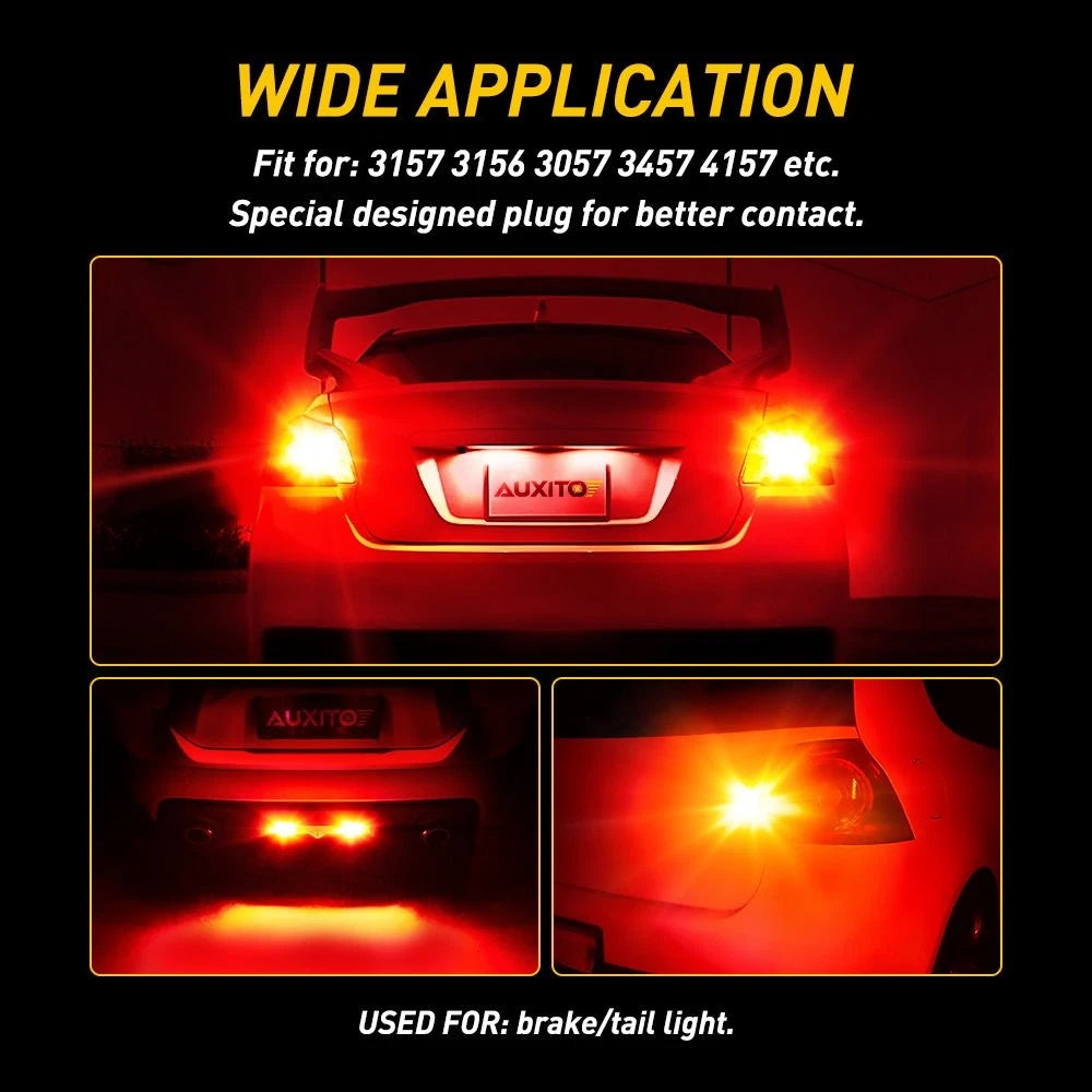 2X LED Turn Signal Brake Light Bulb for Various Vehicles