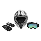 Youth ATV Helmet for Kids Motocross Full Face Off Road (DOT Approved)