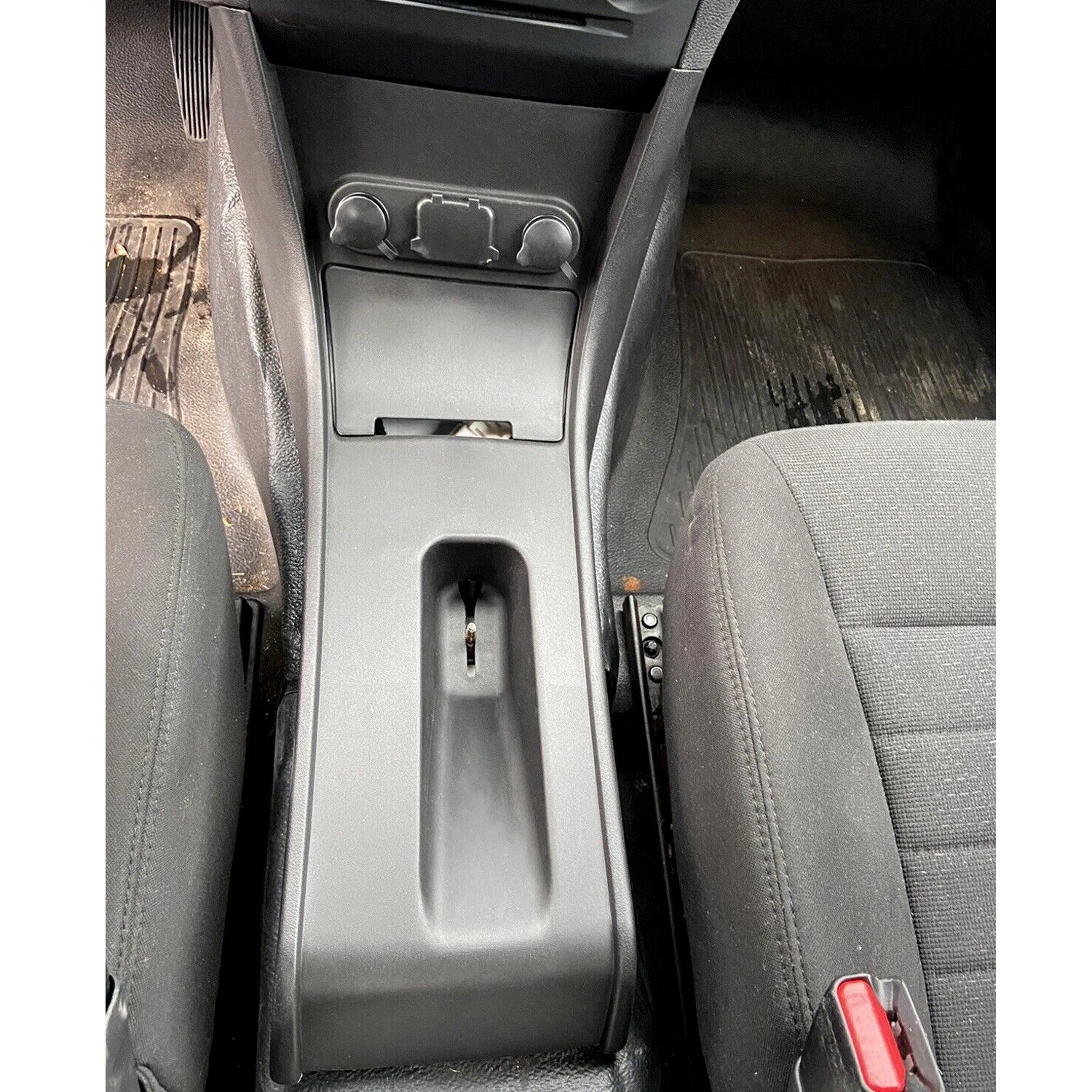 Center Console Trim for Dodge Charger (2011–2020) Black Plastic Upholstered