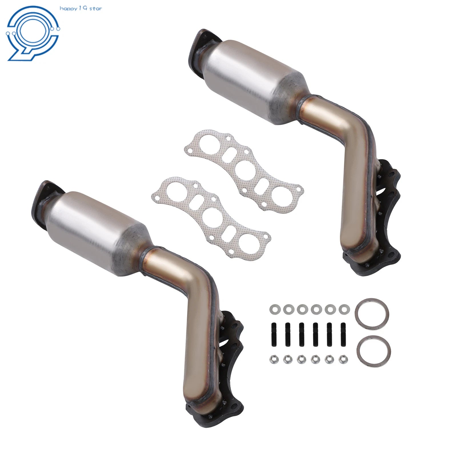 Set of 2 Catalytic Converters for Toyota FJ Cruiser 4Runner Tacoma (2003–2011)