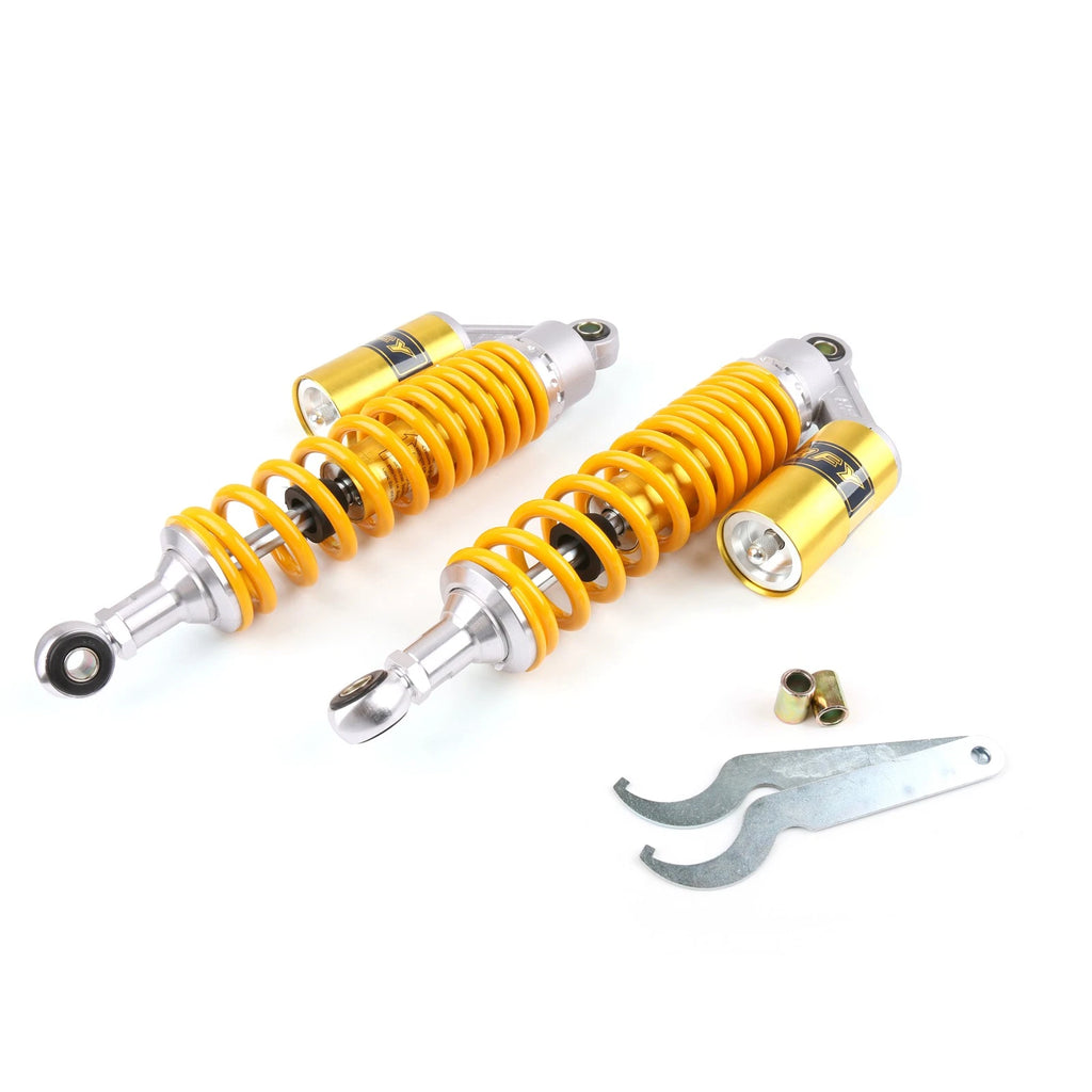 2pcs 13.5" 340mm Air Shocker Rear Shock Absorbers for Harley Ducati
