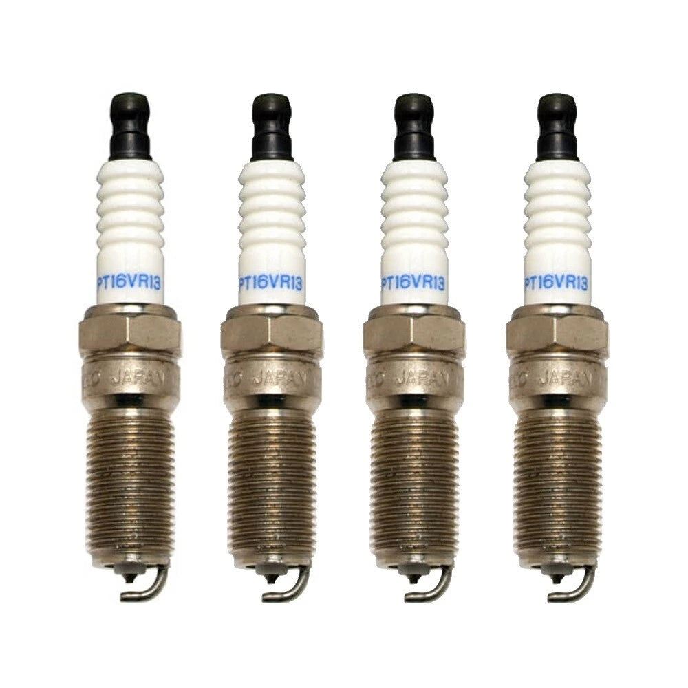 Set of 4 Denso Double Platinum Spark Plugs for GM Ford Mazda Mercury (L4)