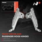 2Pcs Front Hood Hinge for GMC Sierra 1500, Chevy Silverado 1500 (2014-2018)