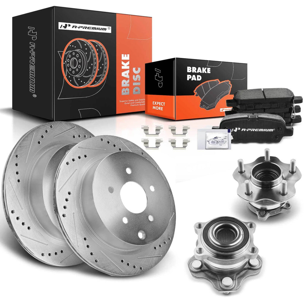 Drilled Rotors & Pads Set for Infiniti JX35 QX60 (2013–2017)