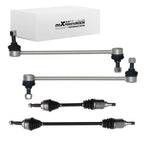 Set of 4 CV Axle Shaft & Front Sway Bar Link for Toyota Corolla (2003–2008)