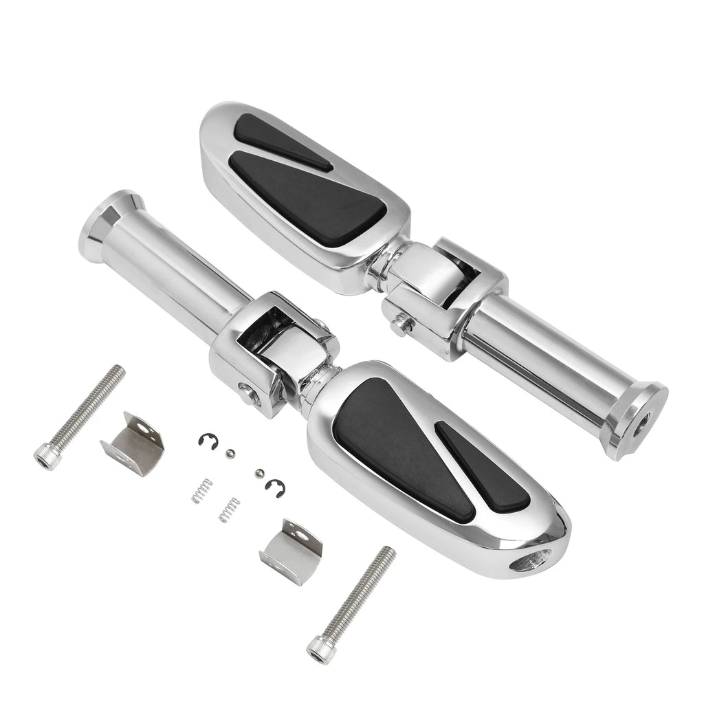 Chrome Passenger Footpegs Bracket Kit for Harley Softail Breakout (2018–2025)