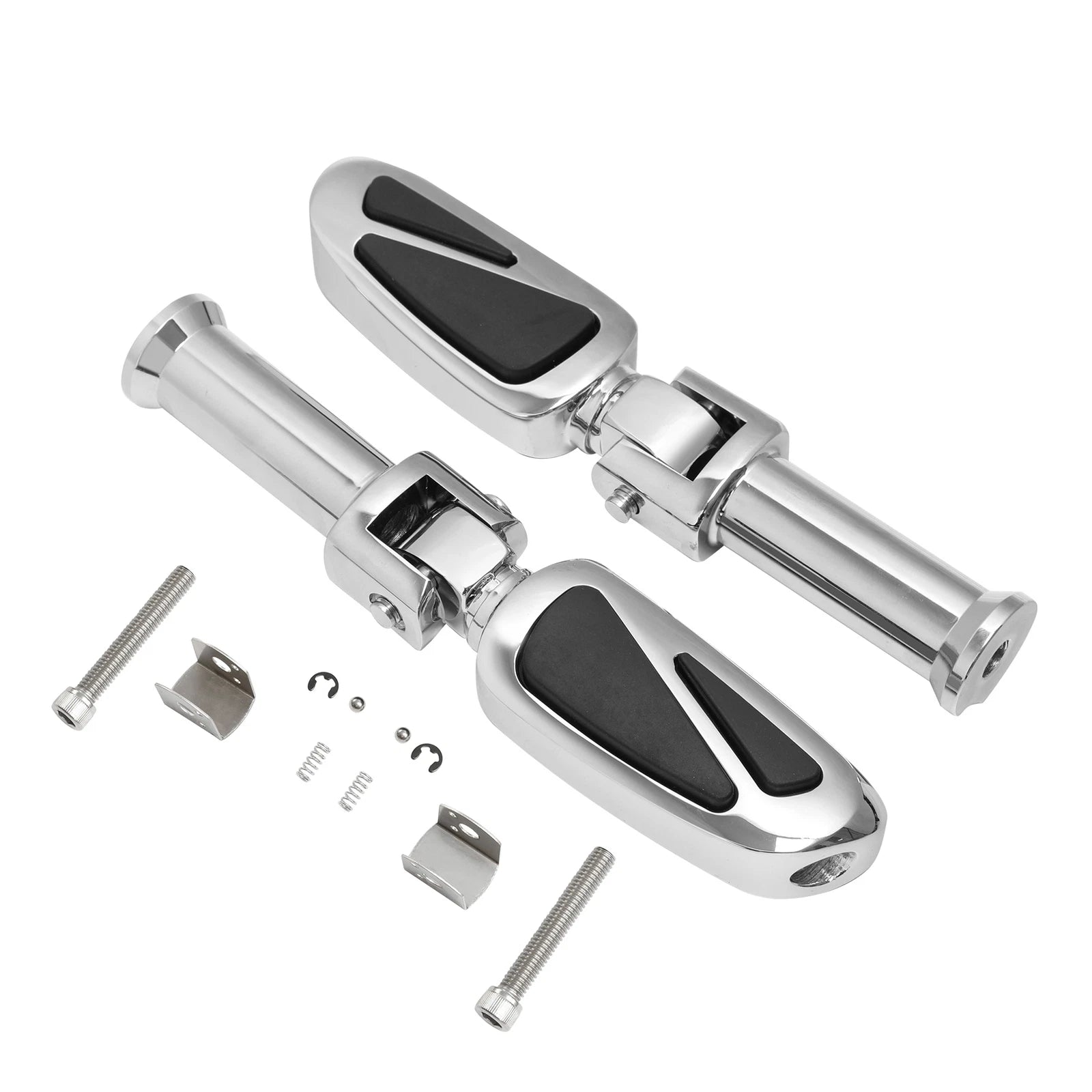 Chrome Passenger Footpegs Bracket Kit for Harley Softail Breakout (2018–2025)