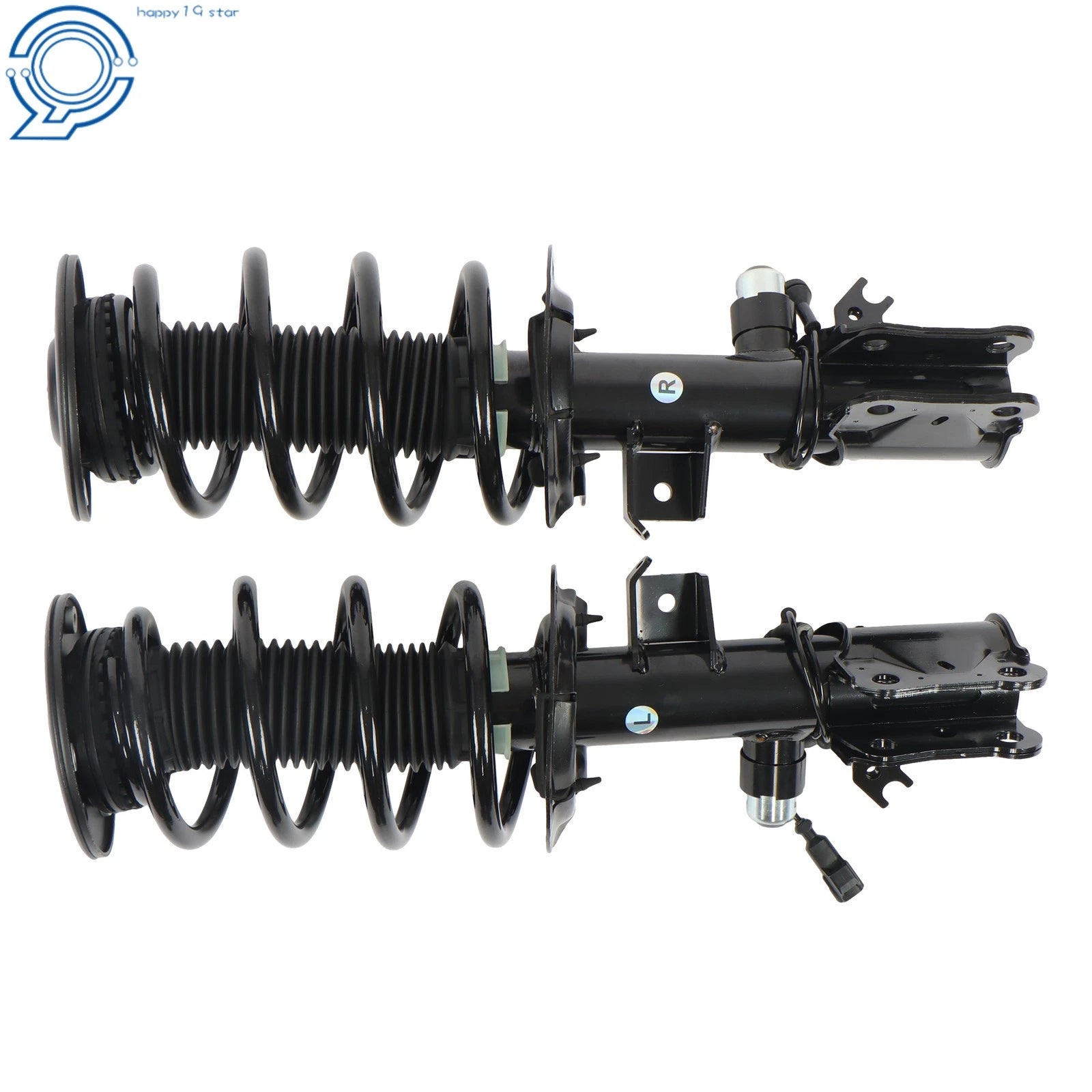 Set of 2 Front and Rear Shock Struts for Lincoln Continental (2017–2020)