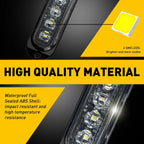2X AUXITO 9145 9140 H10 LED Fog Driving Light Bulbs 3000K 4000LM