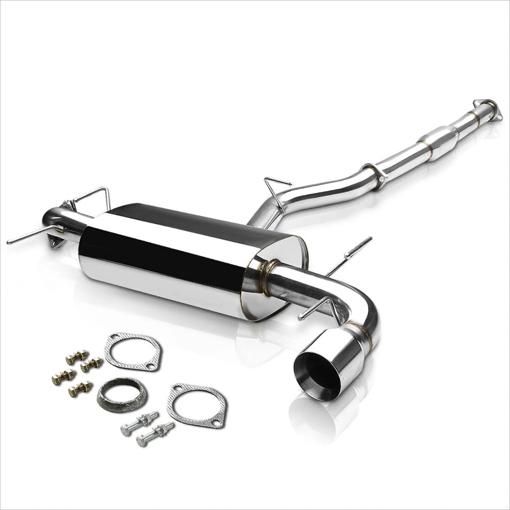 4" Rolled Tip Muffler Catback Exhaust for Subaru WRX (2008–2014)