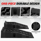 Car Ramps Set of 2 for Universal Lifting (14000lbs, 6.7" Lift)