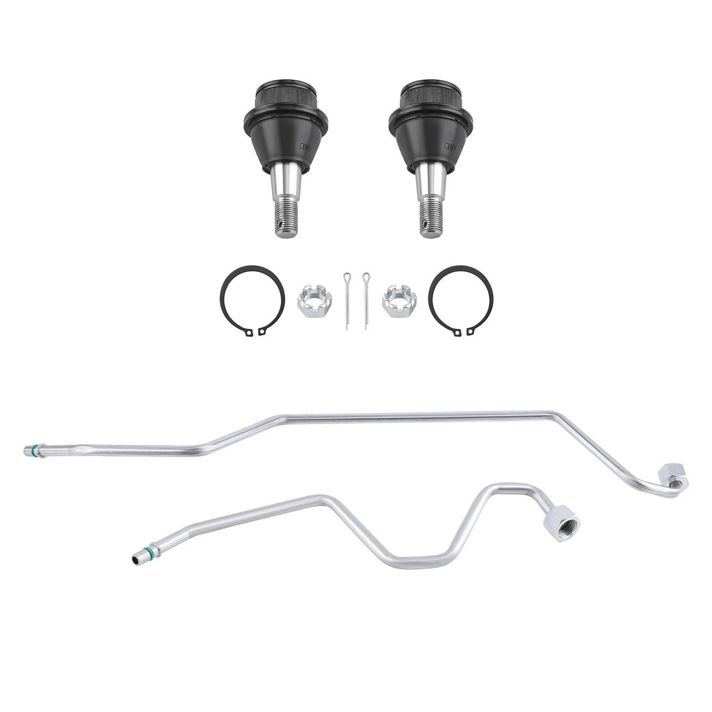 Front Lower Ball Joint & Steering Rack Pinion Line for Chevy Avalanche (2008–2013)