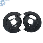 Set of 2 Rear Disc Brake Dust Shields for Chevrolet Blazer S10 GMC Jimmy (1997–2005)