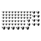 62X Engine Bolt Chrome Cap Kit for Harley Touring Road King Softail Trike (18-24)
