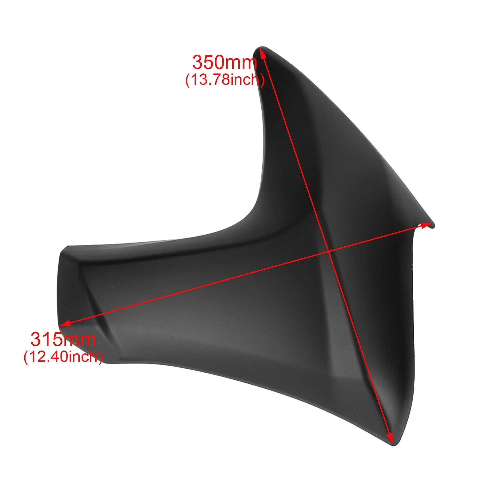Radiator Side Cover Fairing Panels for Kawasaki ER6N (2012–2016) Black