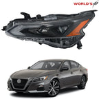 LED Headlight Assembly for Nissan Altima (2023–2024) Black Driver Side
