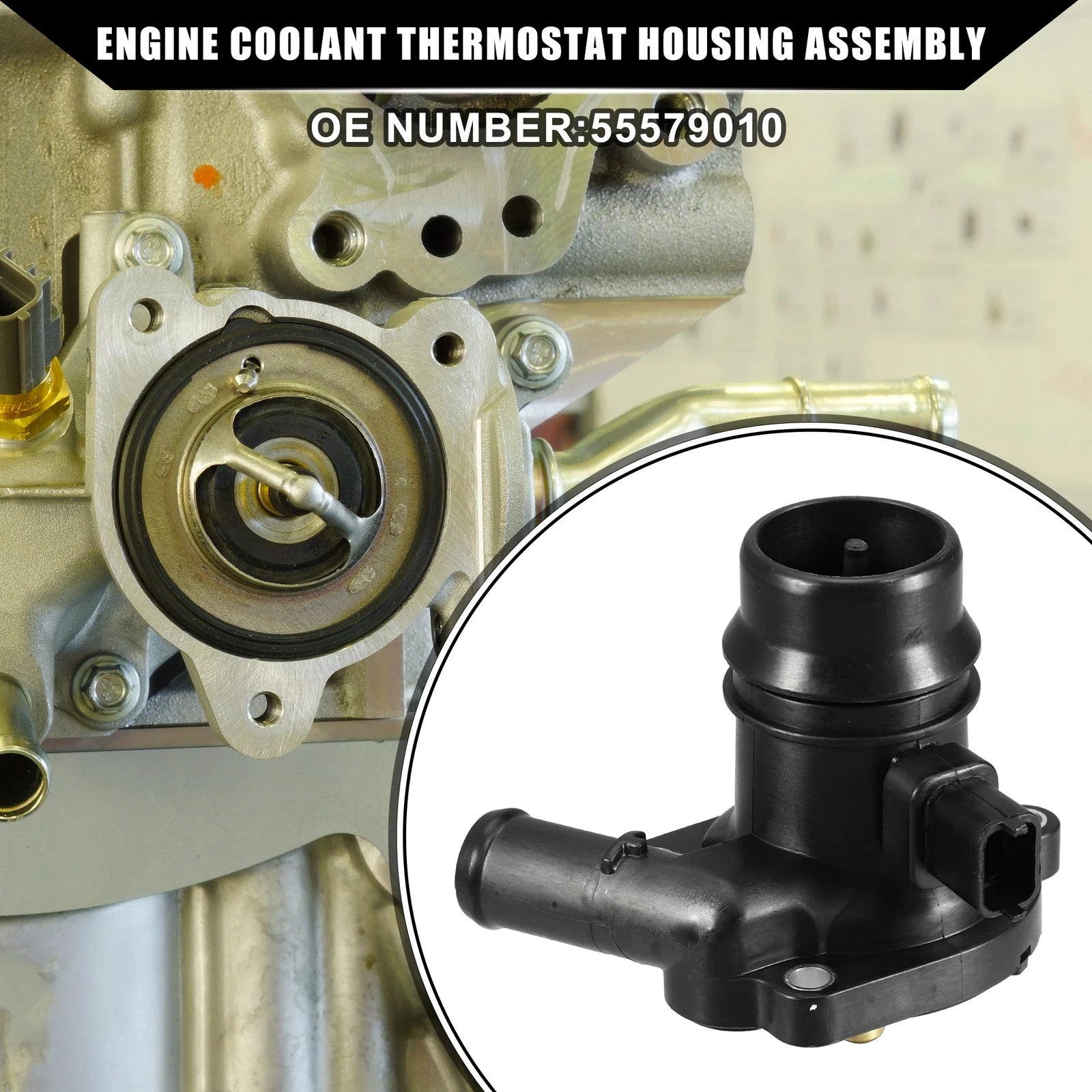 Engine Coolant Thermostat Housing Assembly for Chevrolet Trax (2013–2019)