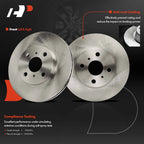 Front Brake Rotors and Ceramic Pads for Toyota Echo and MR2 Spyder (2001–2005)