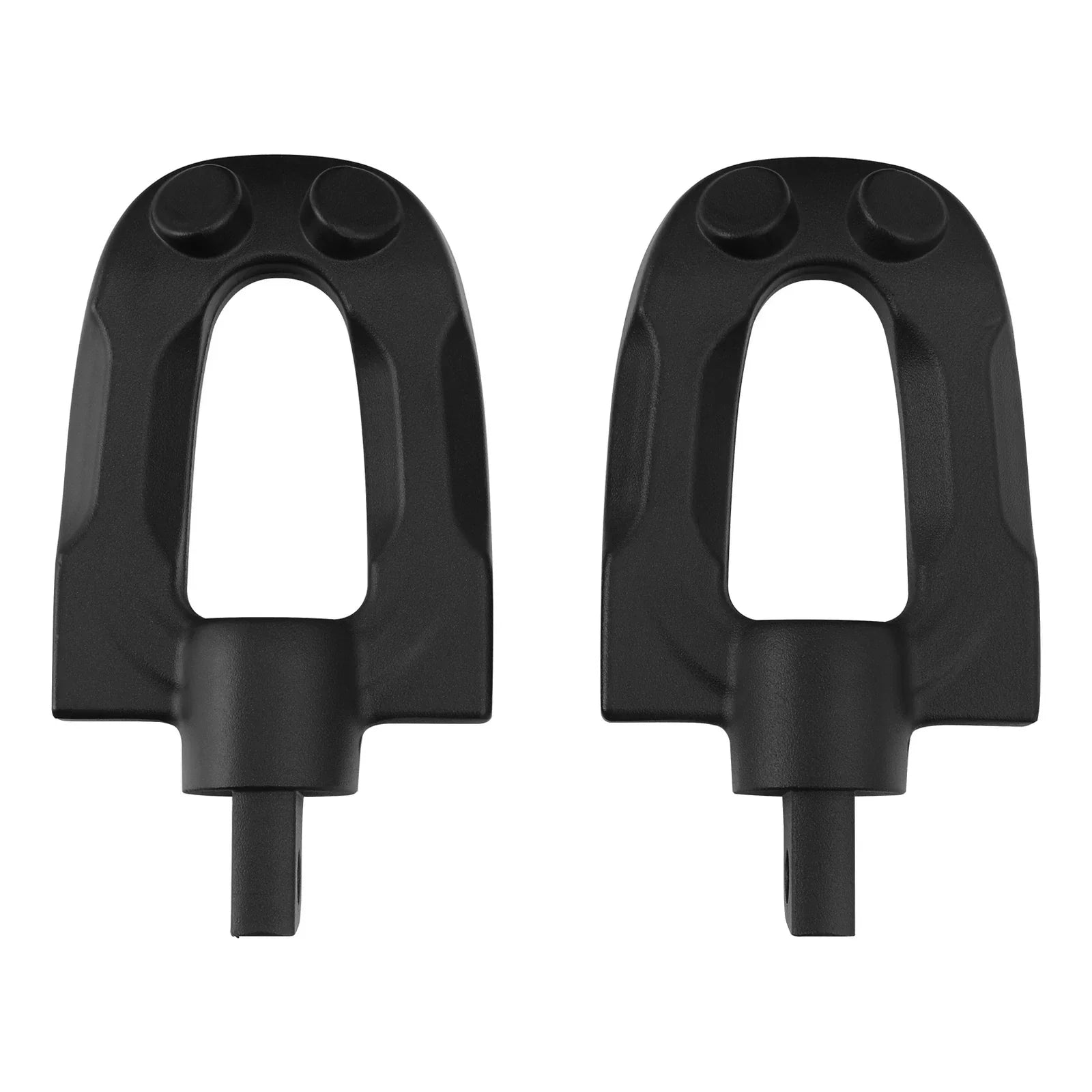 Matte Black Footpegs for Harley Road King, Street Glide (2009-2023)