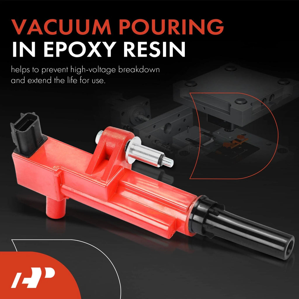 3X Red Ignition Coil for Ram 1500, Jeep Grand Cherokee