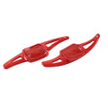 Red Steering Wheel Paddle Shifter Extensions for VW Golf 8, Atlas, Sharan, Touareg