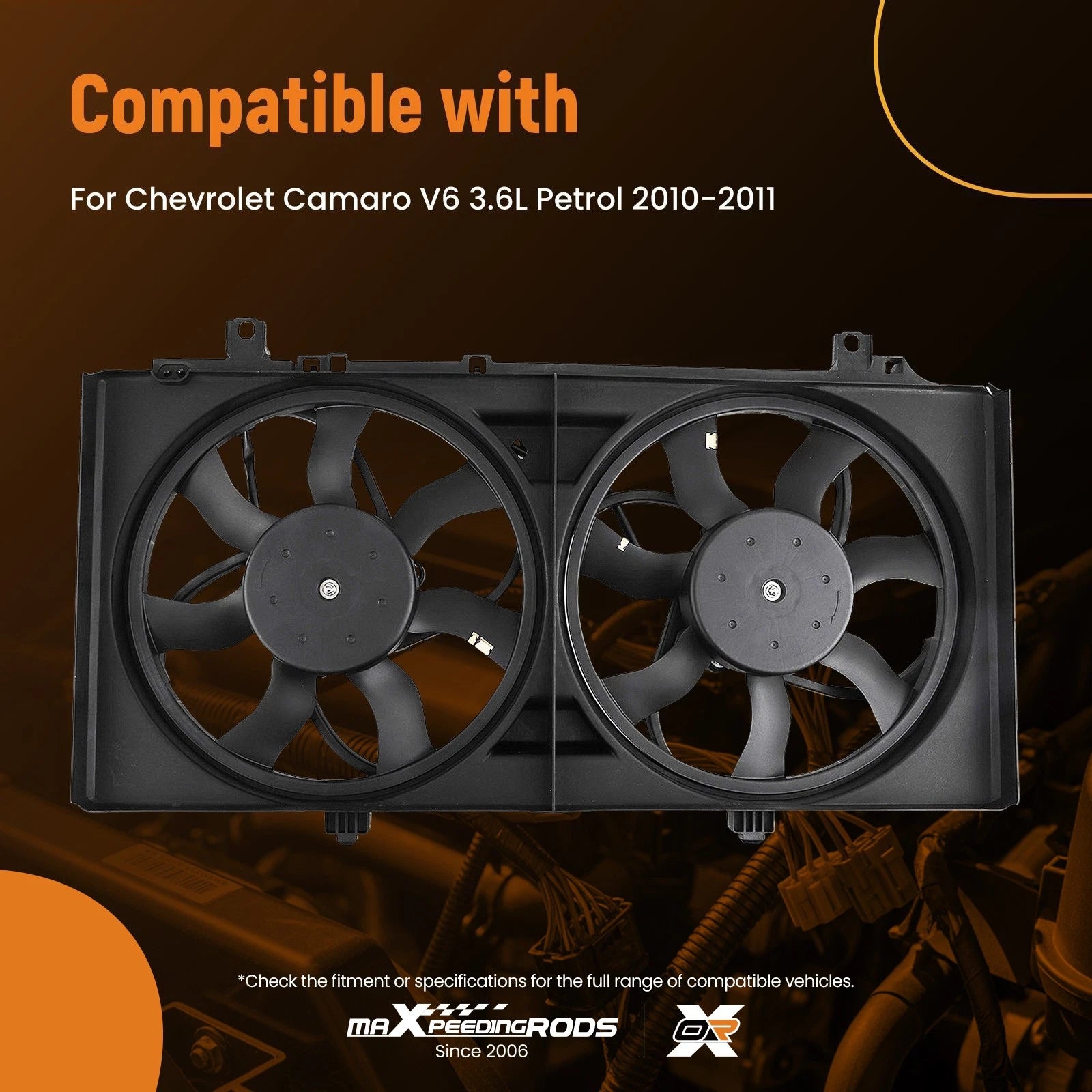 Cooling Fan for Chevrolet Camaro V6 (2010-2011)