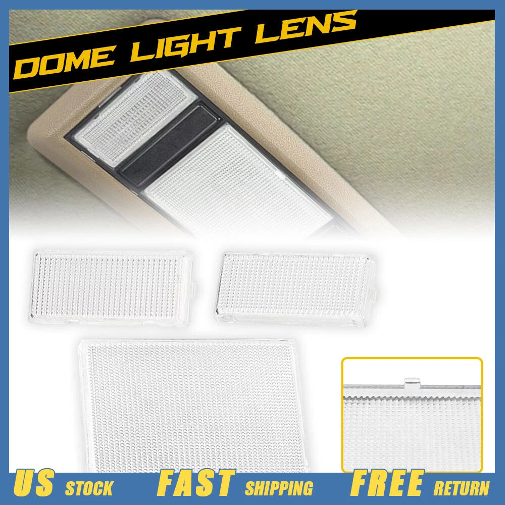 3X Map Light Overhead Dome Light Cover Lens for Chevy GMC C1500 K1500 (1988–1999)