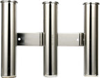 Stainless Steel Fishing Rod Rack for Wall/Side Mount (3 4 5 6 Tube)