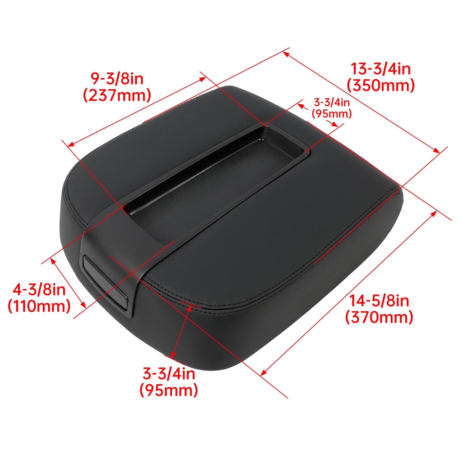 Front Center Console Armrest Lid Assembly for Chevy GMC Silverado Sierra (2007–2014)