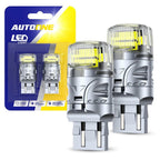 2X 7440 7443 7441 LED Reverse Backup Light 6500K for Stock Halogen