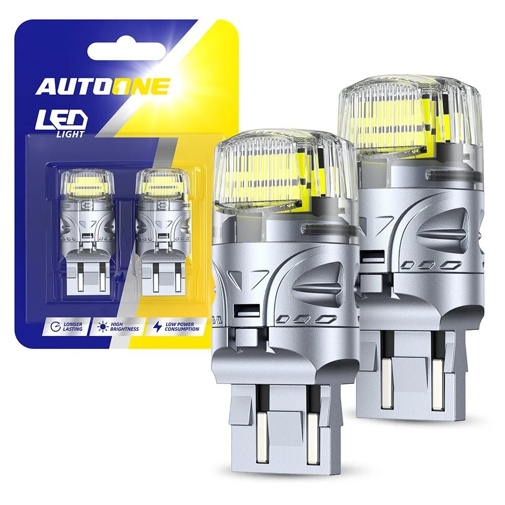 2X 7440 7443 7441 LED Reverse Backup Light 6500K for Stock Halogen