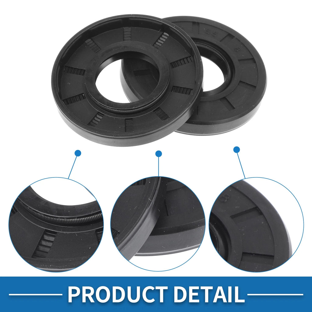 Set of 5 Oil Seal Rotary Shaft Seal Nitrile Rubber 25x55x8mm