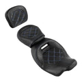 Low-Profile Driver Passenger Seats Sissy Bar Pad for Harley Touring (2009–2023)