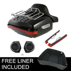 LED Trunk Rack Pad Speakers for Harley Electra Glide (2014–2026)