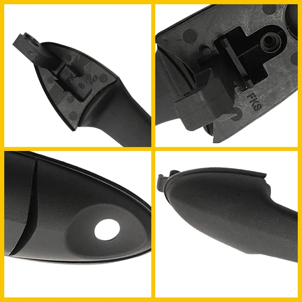 Set of 4 Door Handles for Ford Focus Escape (2000-2012)