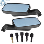 Rectangle Motorcycle Mirrors for Harley Street Glide, Road Glide, V-Rod (2006–2023)