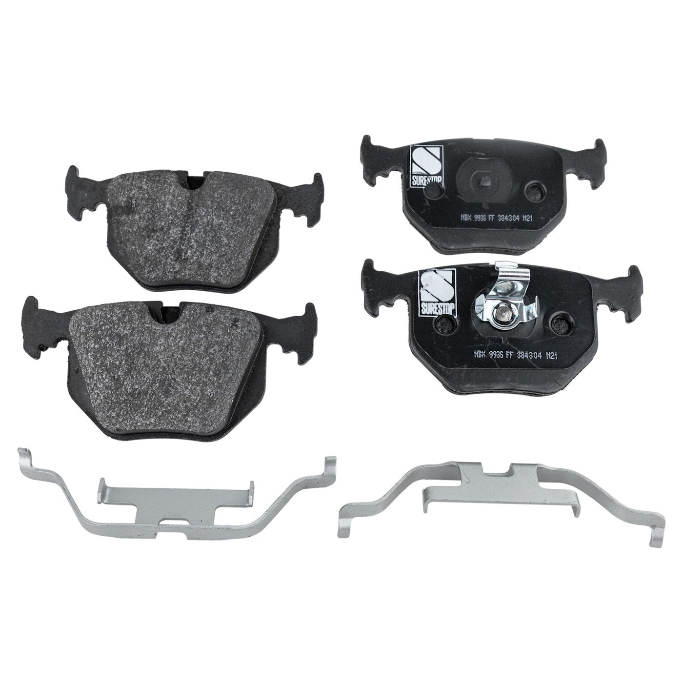 Rear Brake Disc Rotors and Pads Kit for BMW X3 (2004–2010)