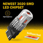 2X Red LED Brake Tail Light Bulbs for Ford F-150 F-250 F-350