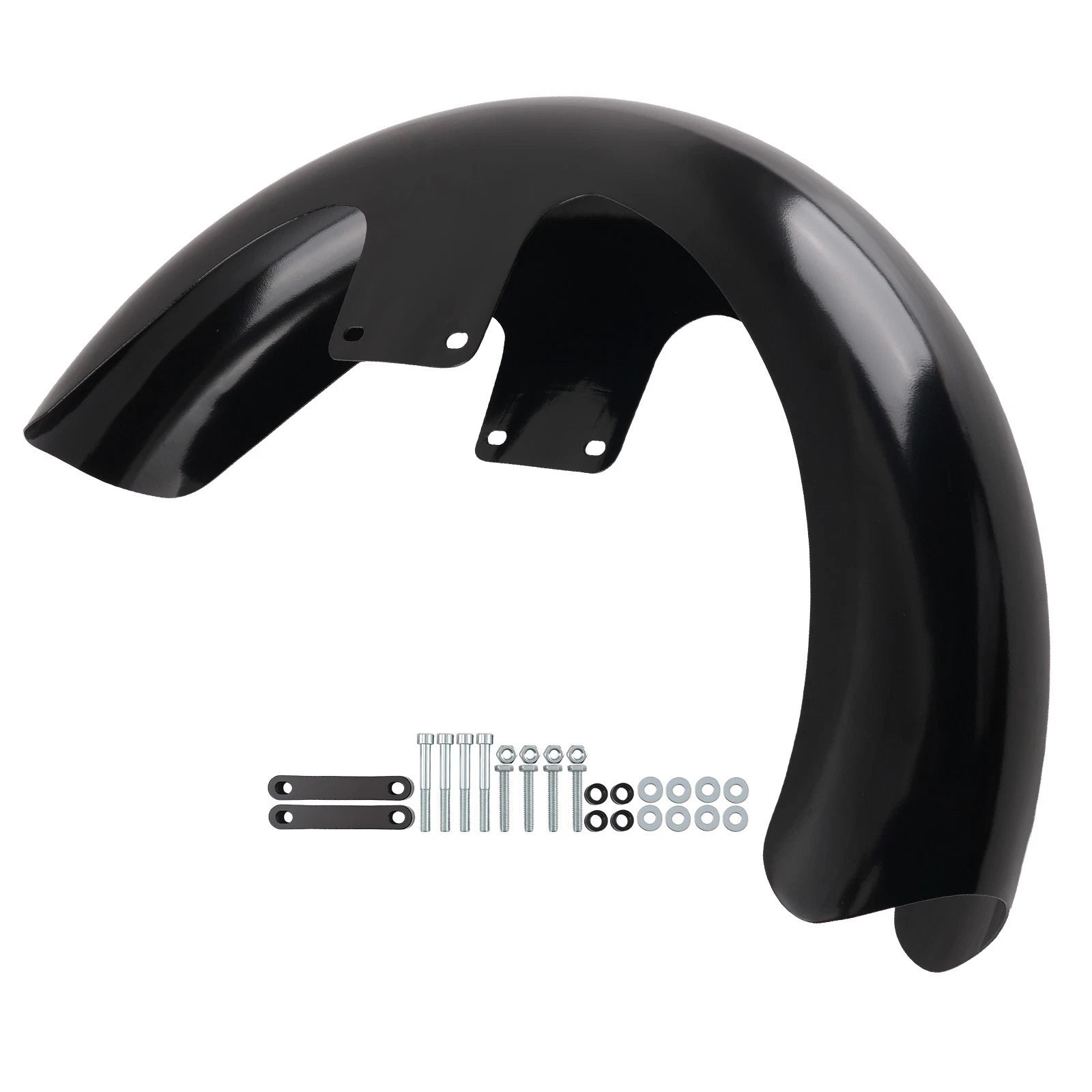 Front Mud Flap for Harley Touring Models (1994–2013) 19 Inch Wheel Black