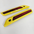 Saddlebag Latch Hinge Covers for Harley-Davidson Touring (2014–2023) - Industrial Yellow