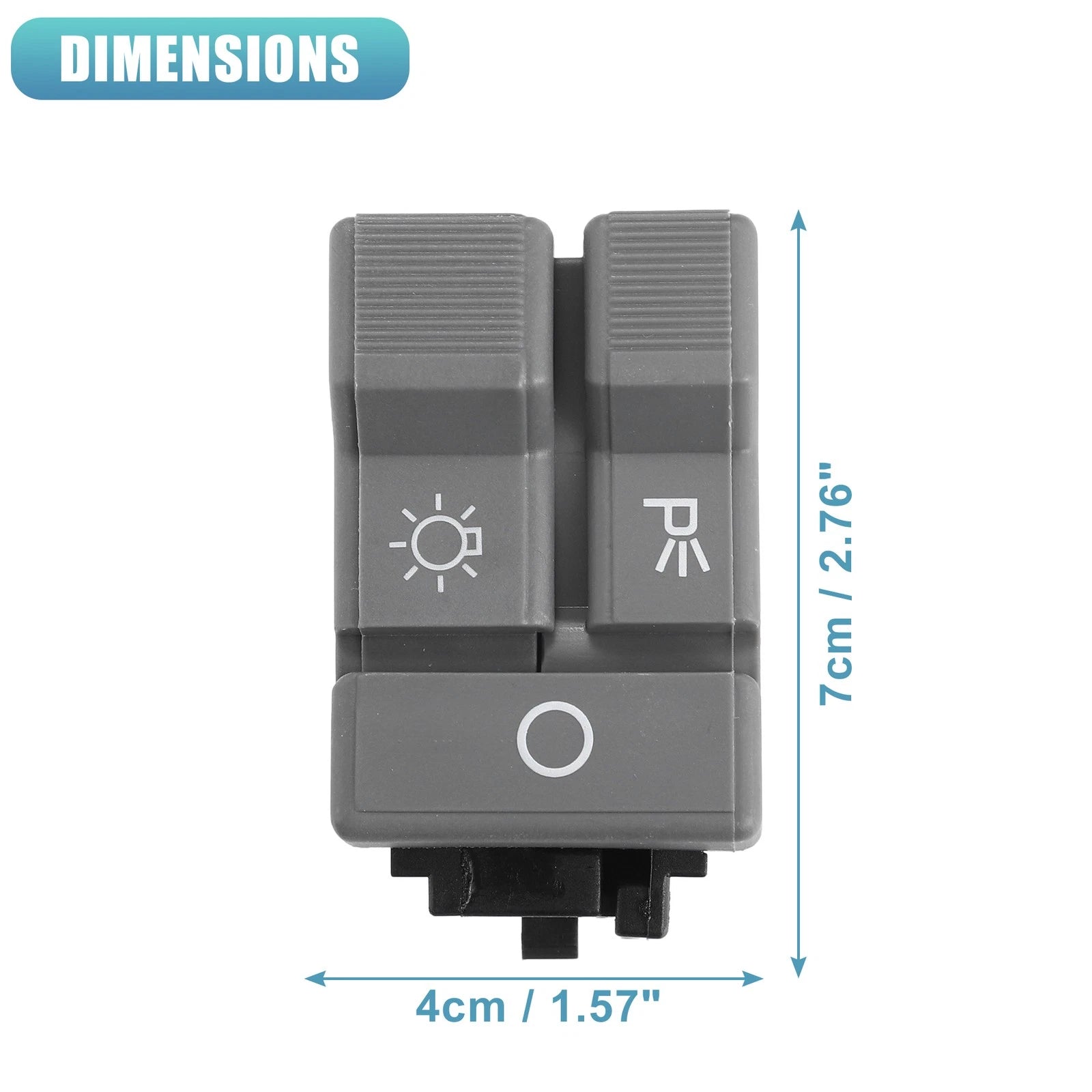 Headlight Switch for Chevy (Black Gray Copper Tone)