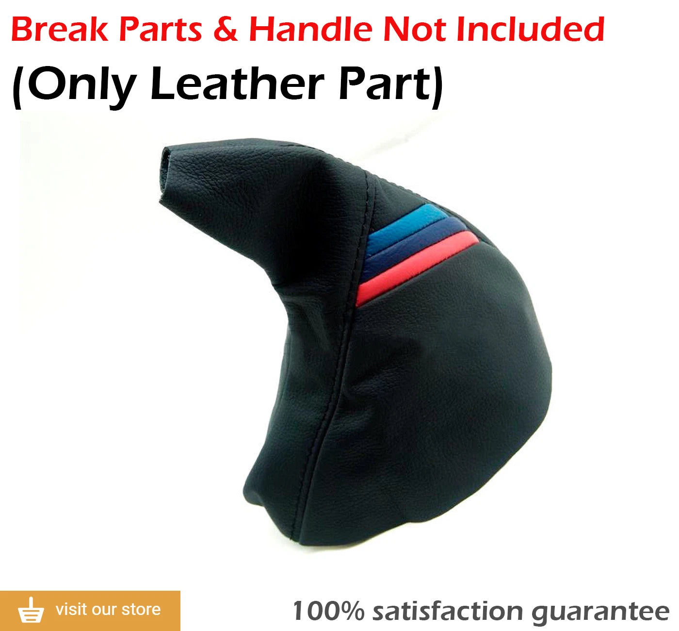E Brake Boot for BMW E36 M3 (1992–1999) - Leather Synthetic with Stripe