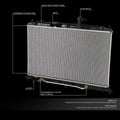 Full Aluminum Core Cooling Radiator for Kia Rio5 (2006–2011) DPI 2820