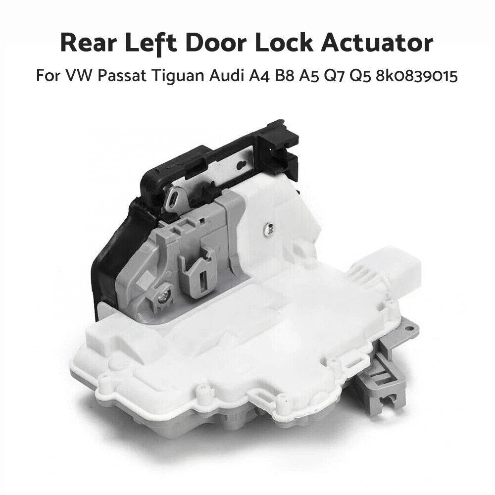 Rear Left Door Lock Actuator for Audi A4 A5 Q5 Q7 VW Passat Tiguan (2008–2023)