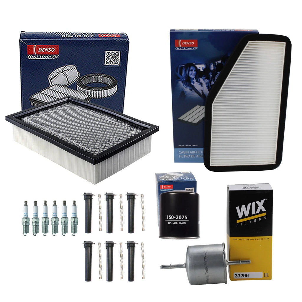 Tune Up Kit with 6 NGK Spark Plugs & Boots for Ford Escape Mariner (2008)