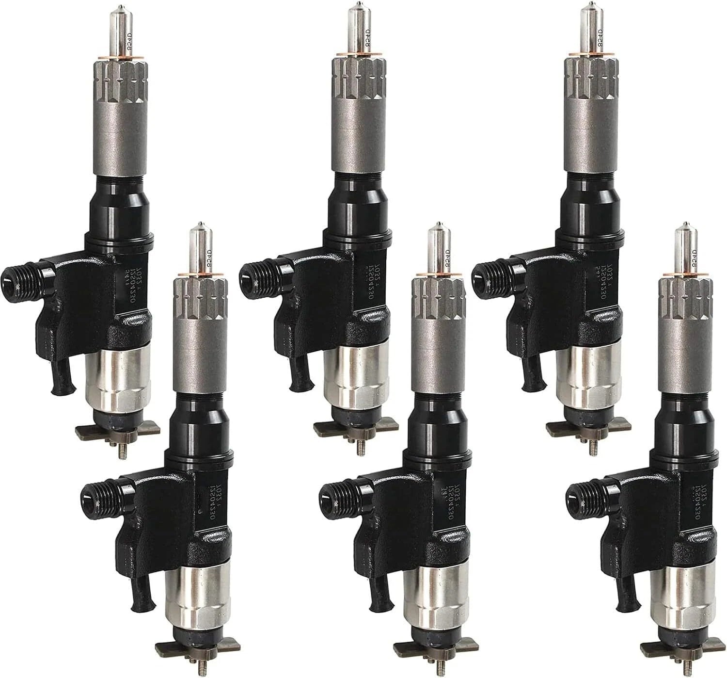 6X Fuel Injector 095000-5470 for Isuzu N-Series 4HK1 (2001–2007)