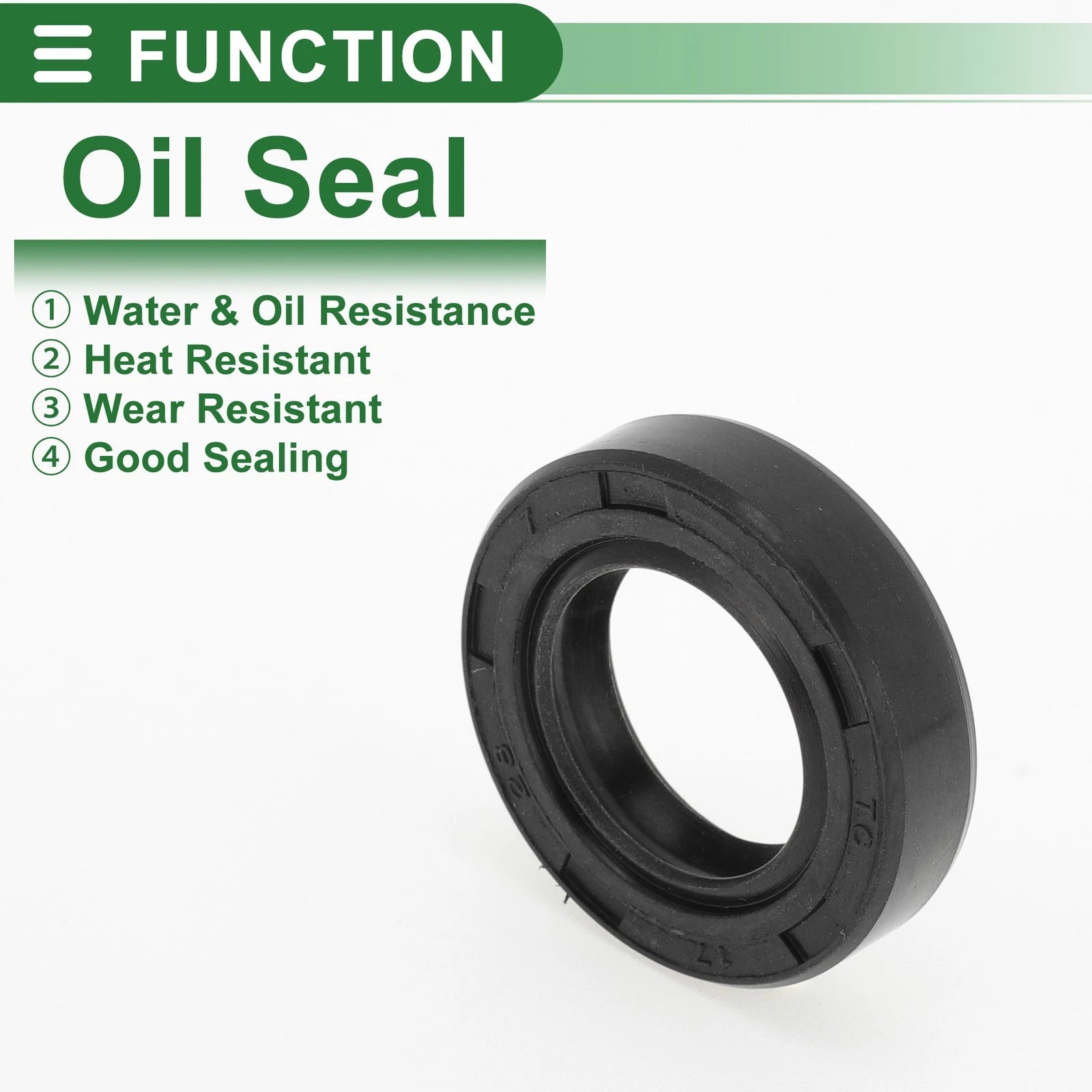 Set of 5 Oil Seal Rotary Shaft Seal NBR Rubber 17x28x7mm