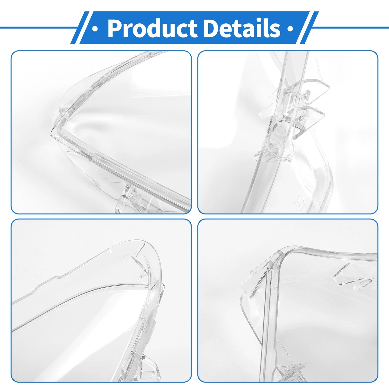 1 Pc Headlight Lens Cover for BMW 1 Series (2012–2014) No. 63117229672