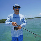 Gillz Pro Series Long Sleeve Shirt for Men (Powder Blue, Medium) GMLUVPR-434-M